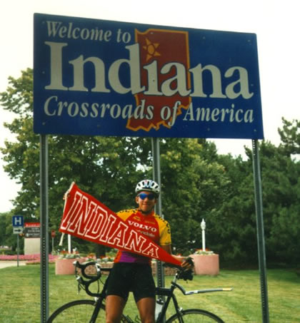 Arriving in Indiana