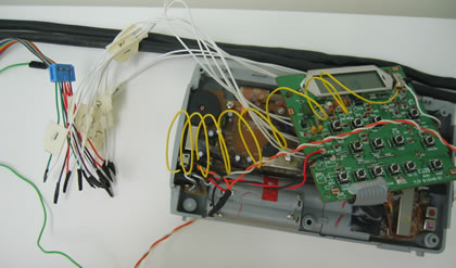 One of the hacked radios.