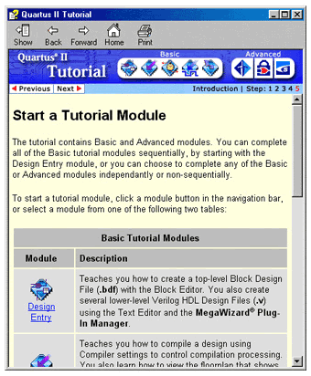 The redesigned tutorial page layout and navigation design.